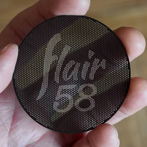 Flair 58 - etched Puck screen | Super-kapsle.cz