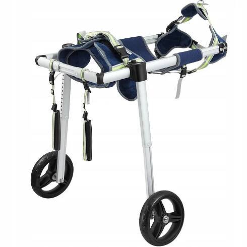 Wózek Inwalidzki Dla Zwierząt 31,1x17,32x23,81" 21-40KG Regulowany (L) za 2649.00CZK - Allegro