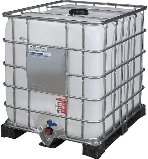 Kontejner IBC RECOBULK: objem 1000 l, na paletě z PE