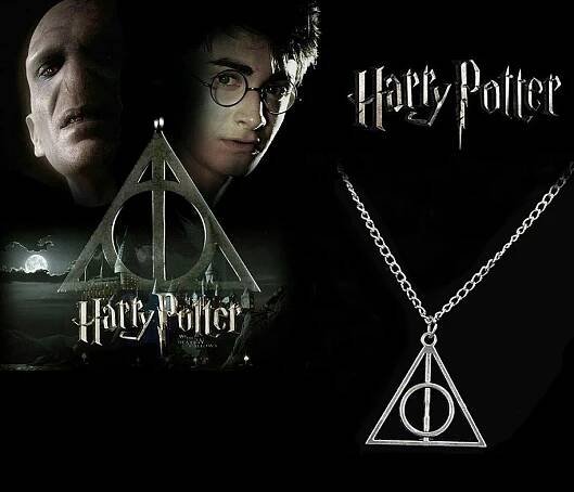 Řetízek Harry Potter Relikvie smrti stříbrný/řetízek