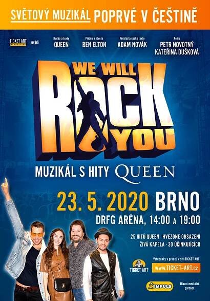 WE WILL ROCK YOU - ODLOŽENO - Winning Group Arena