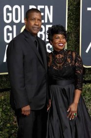 Denzel Washington and Pauletta Washington 2018 Golden Globes