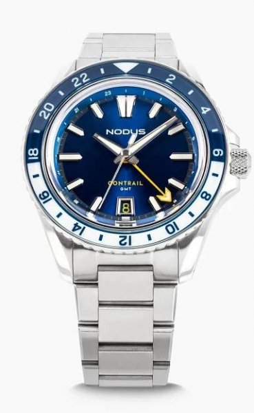 blue nodus gmt watch