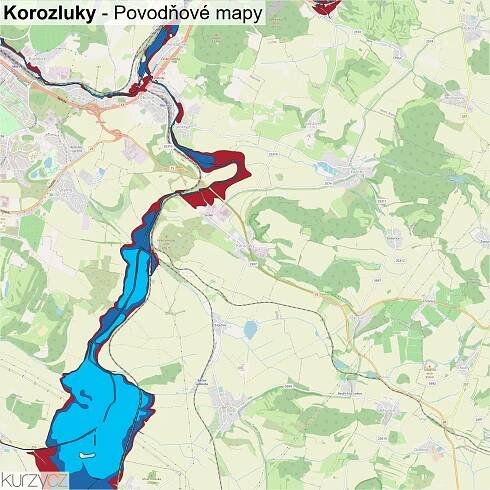 Korozluky - mapy | Kurzy.cz