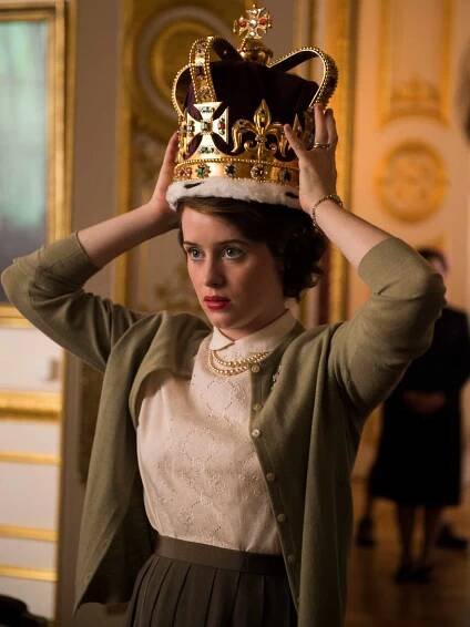 Claire Foy in 'The Crown'.