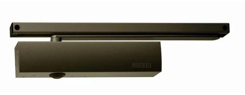 Geze TS 5000 s kluznou lištou stříbrná