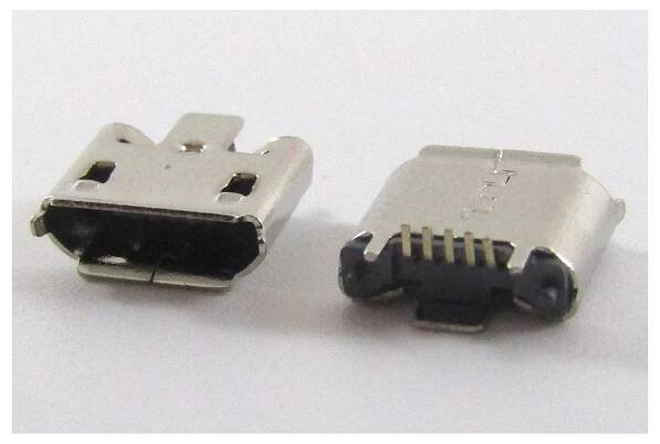 konektor micro USB B 5 pin female 101 - vertical for TomTom Start 40,50, 60 / GO 40,50,60