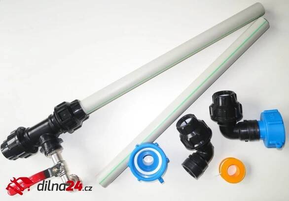 Propojení IBC 2ks - výstupní ventil 3/4"