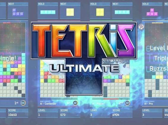 Počítačová hra Tetris Ultimate.