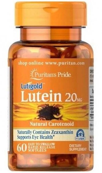 Lutein 20 mg, 60 tobolek