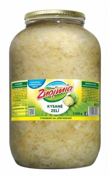 Zelí kysané sterilované 3,5 kg (Znojmia) ORKLA - Sterilovaná zelenina + kompoty | JASO