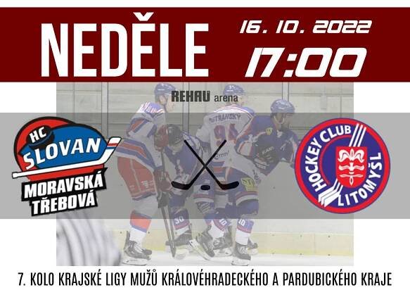 A-TÝM: Slovan se vrací do zápasového tempa, v neděli hostí Litomyšl – HC Slovan Moravská Třebová
