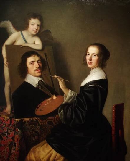 Honthorst, Gerard van: Alegorie malířství