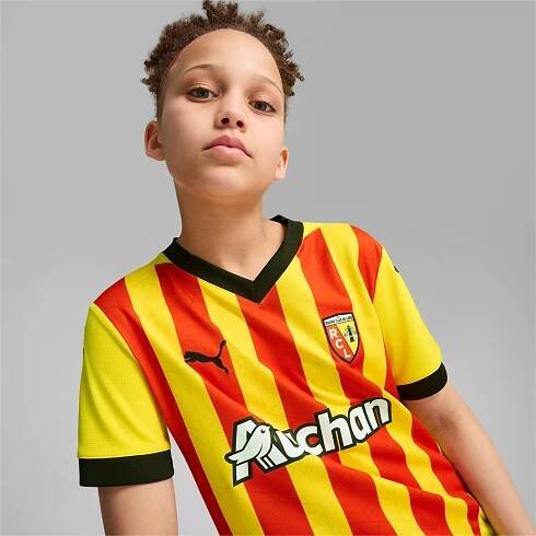 Dětský domácí dres s krátkým rukávem Puma RC Lens 2024/25