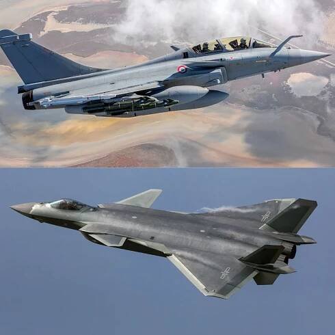 Chengdu J20 vs Dassault Rafale Comparison