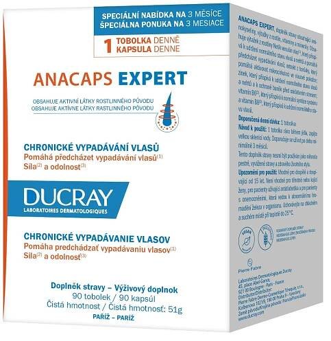 Ducray Anacaps Expert chronické vypadávání vlasů 90 tobolek