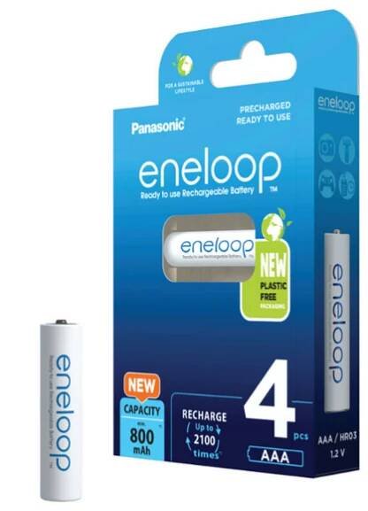 Panasonic Eneloop AAA 800mAh (4 ks) ecco