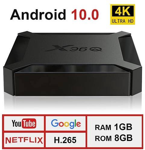 XGODY Neu X96Q Android 10 Smart TV BOX WIFI BT 2+16 GB 4K Quad Core Media Player