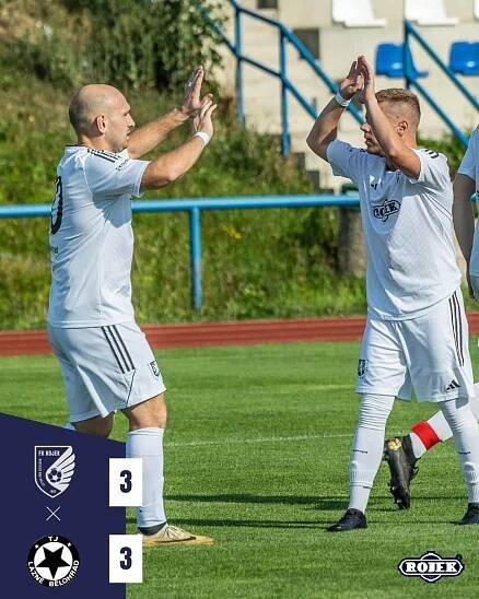 Divoká přestřelka s Lázněmi Bělohrad – FK ROJEK Kostelec nad orlicí
