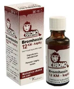 Bromhexin 12 KM-kapky por.gtt.sol.30 ml