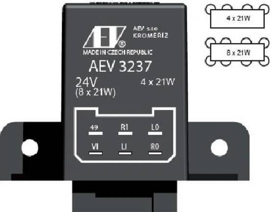 Přerušovač blinkrů 24V AEV 3237 od 744 Kč - Heureka.cz