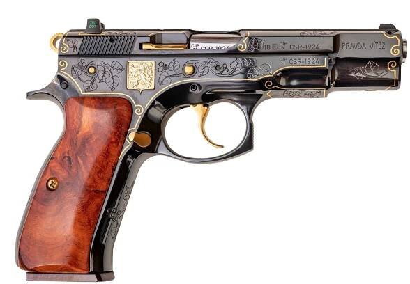 Pistole sam. CZ, Model: 75 Republika, Ráže: 9mm Luger, Limitovaná edice k 100. výročí ČR