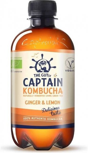 The Gutsy Captain Kombucha zázvor&citron BIO 400ml