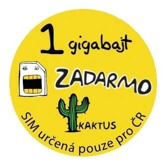 SIM karta KAKTUS 1GB