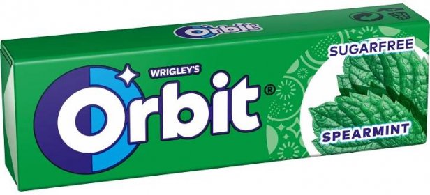 Wrigley's Orbit žvýkačky bez cukru s mátovou příchutí