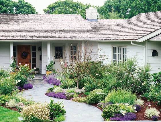 Home flower garden
