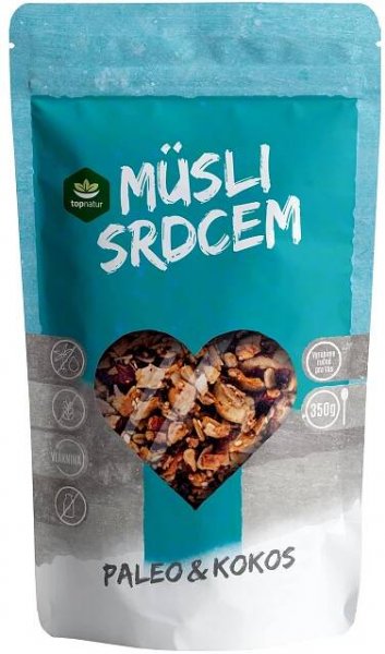 Topnatur Musli srdcem Paleo&Kokos - 350g