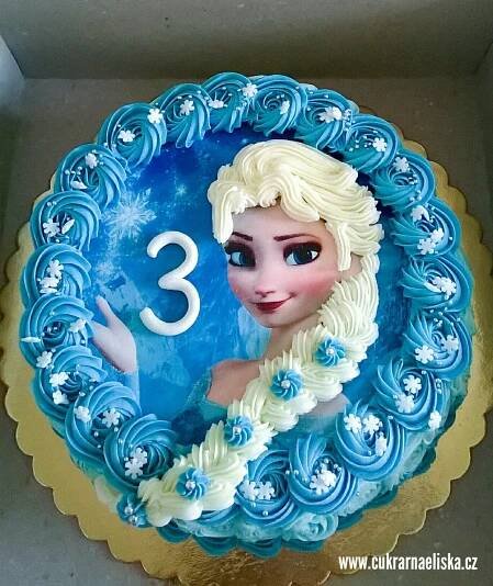 Ledové království - Elsa 5 (jedlý potisk)