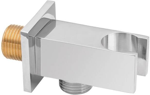 INVENA - Vyústění sprchy s držákem ruční sprchy SC-P1-033-O