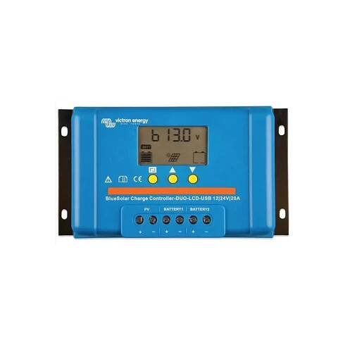 Obrázek produktu PWM solární regulátor Victron Energy BlueSolar-LCD&USB 20A DUO