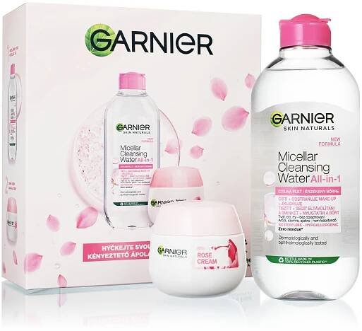 Dárková sada péče pro citlivou pleť Skin Naturals Rose