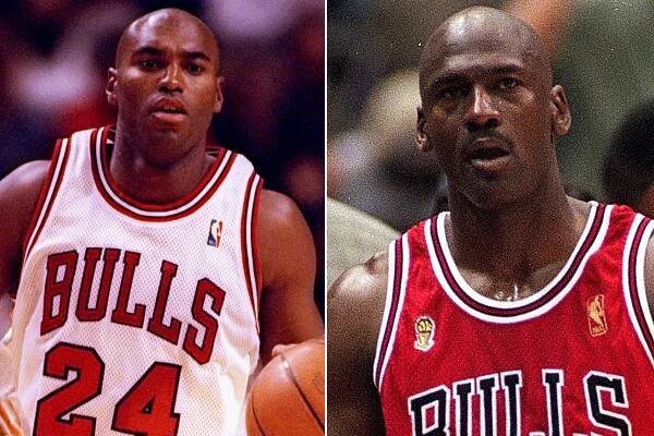 Scott Burrell; Michael Jordan