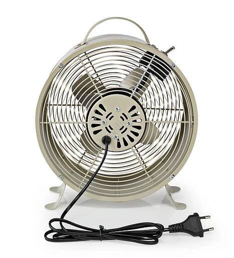 Stolní ventilátor RETRO 20W/230V šedá ø25 cm