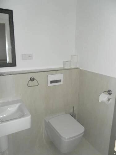 Koupelna v ubytování Hotel Madl