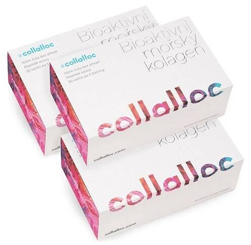 COLLALLOC 100% bioaktivní mořský kolagen 90 x 3,3 dávek