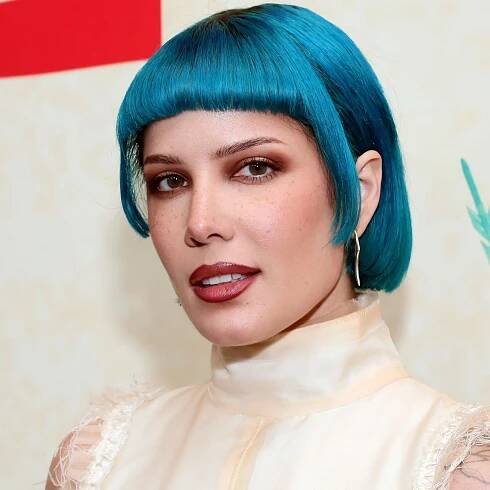 Halsey Is Already Done With Blue Hair