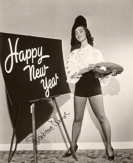 Vintage: American Actresses Greeting New Year’s Eve