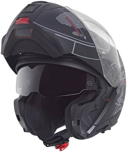 Vyklápěcí přilba SCHUBERTH C5 Globe Black | Geneze
