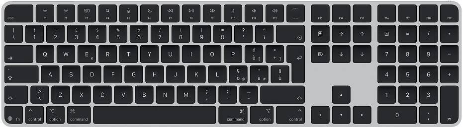Apple Magic Keyboard Numeric Touch ID EN černá od 4 950 Kč