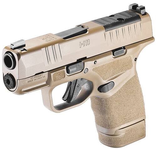 Zbraně na ZP | Samonabíjecí pistole HS Produkt Hellcat H11 OSP FDE 9 mm Luger 11-13 ran | Czech Ammunition | Rozvoz zbraní i střeliva po celé ČR