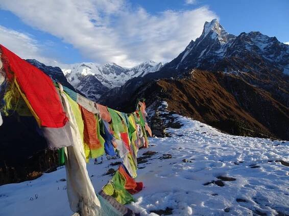 Mardi himal trek viewpoint fishtail