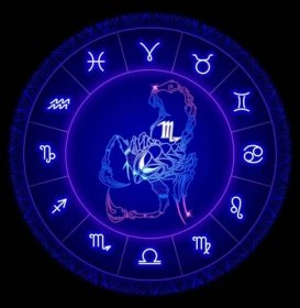Štír Znamení Zvěrokruhu Horoskop Symboly — Stockový vektor