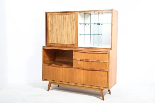 (10) Komoda, příborník, vitrína, bufet, retro - Plzeň - Bazar