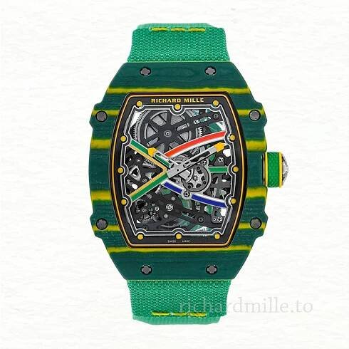 Pánske hodinky s priehľadným ciferníkom Richard Mille RM 67-02 - Obrázok 2