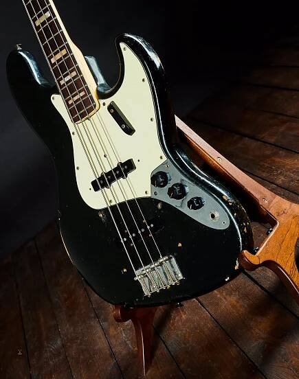 Fender 1971 Jazz Bass Custom Color Black
