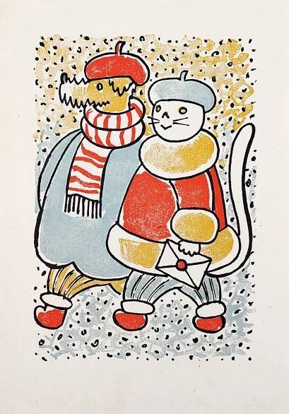 Čapek Josef – knižní ilustrace, barevná zinkografie, 1. vydání, 1929